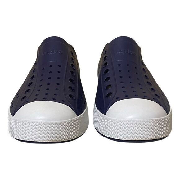 NWT Native Shoes Nautical Jefferson Navy and White - Picture 4 of 10